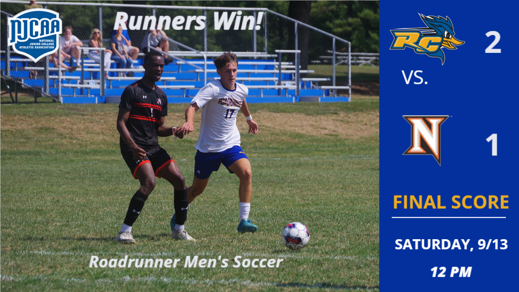Roadrunner Men's Soccer Survives Tough Challenge as Romeo Scores Winning Goal vs. Northampton CC